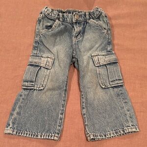 GAP Kids Blue Cargo Jeans